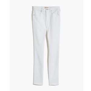 Madewell 10" High Rise Skinny Jean White  31
